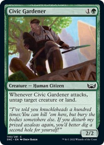 Civic Gardener Streets of New Capenna Magic card