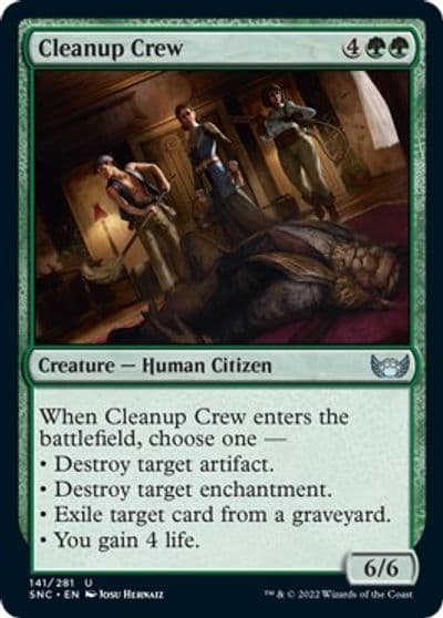Cleanup Crew Streets of New Capenna Magic card