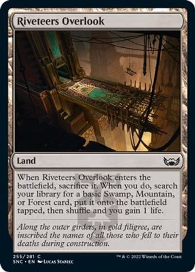 Riveteers Overlook Streets of New Capenna Magic card