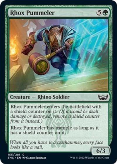 Rhox Pummeler Streets of New Capenna Magic card