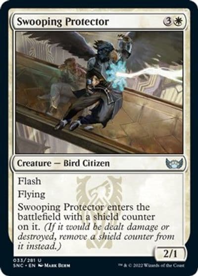 Swooping Protector Streets of New Capenna Magic card