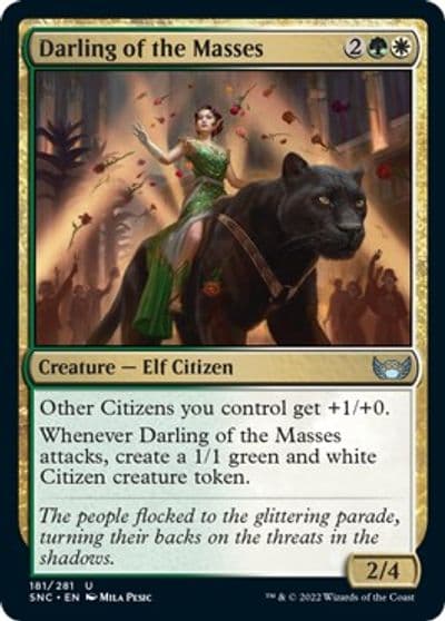 Darling of the Masses Streets of New Capenna Magic card