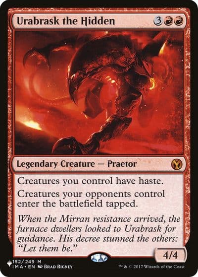 Urabrask the Hidden The List Reprints Magic card