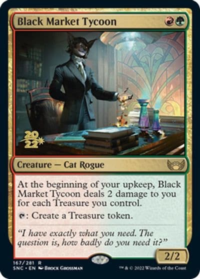Black Market Tycoon Prerelease Cards Magic card