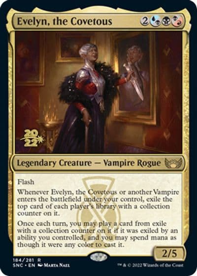 Evelyn the Covetous Prerelease Cards Magic card