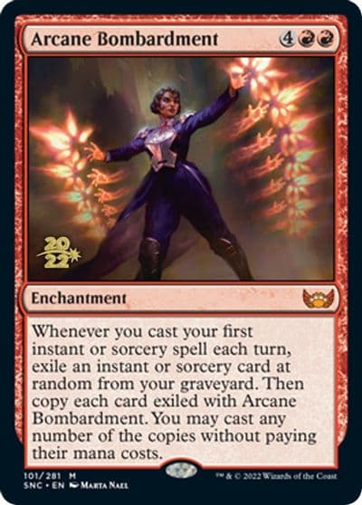 Arcane Bombardment Prerelease Cards Magic card