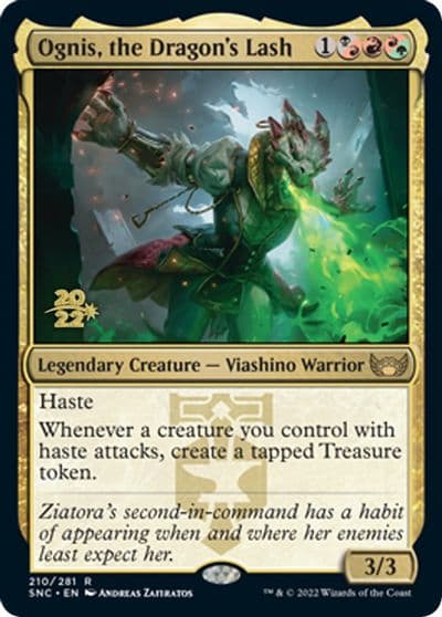 Ognis the Dragons Lash Prerelease Cards Magic card