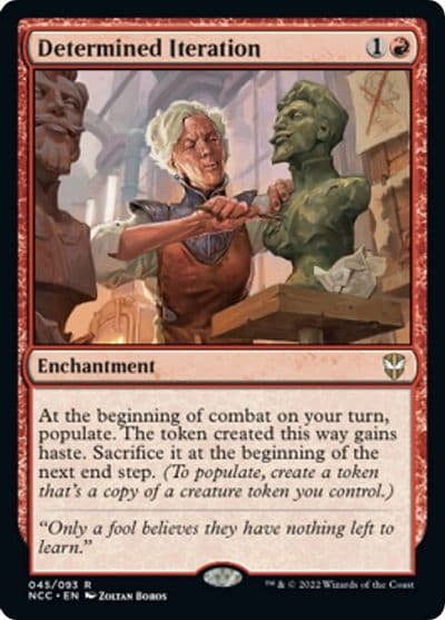 Determined Iteration Commander: Streets of New Capenna Magic card
