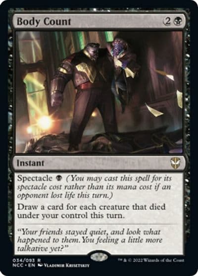 Body Count Commander: Streets of New Capenna Magic card