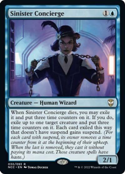 Sinister Concierge Commander: Streets of New Capenna Magic card