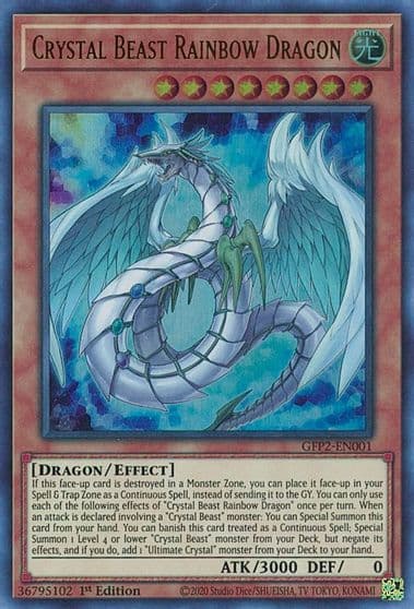 Crystal Beast Rainbow Dragon Ghosts From the Past: The 2nd Haunting Yu-Gi-Oh! card