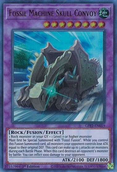 Fossil Machine Skull Convoy Ghosts From the Past: The 2nd Haunting Yu-Gi-Oh! card