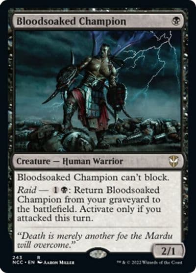 Bloodsoaked Champion Commander: Streets of New Capenna Magic card