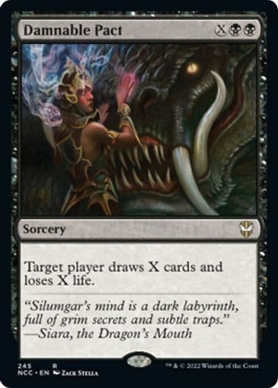 Damnable Pact Commander: Streets of New Capenna Magic card