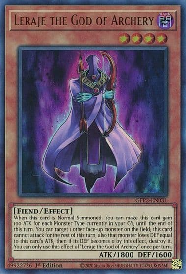 Leraje the God of Archery Ghosts From the Past: The 2nd Haunting Yu-Gi-Oh! card