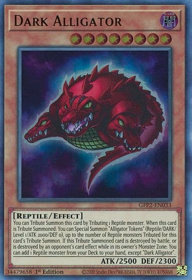 Dark Alligator Ghosts From the Past: The 2nd Haunting Yu-Gi-Oh! card