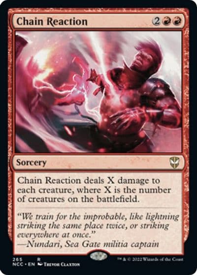 Chain Reaction Commander: Streets of New Capenna Magic card