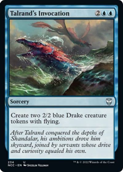 Talrands Invocation Commander: Streets of New Capenna Magic card