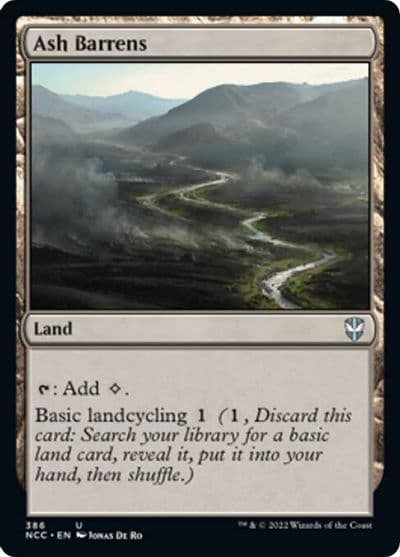 Ash Barrens Commander: Streets of New Capenna Magic card