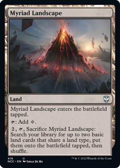 Myriad Landscape Commander: Streets of New Capenna Magic card