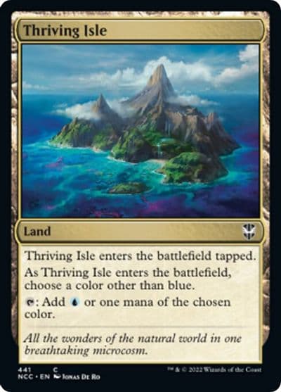 Thriving Isle Commander: Streets of New Capenna Magic card