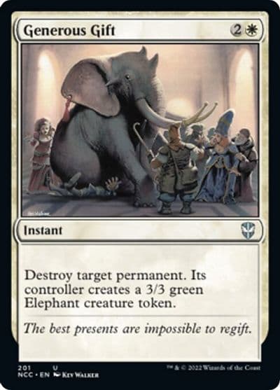 Generous Gift Commander: Streets of New Capenna Magic card