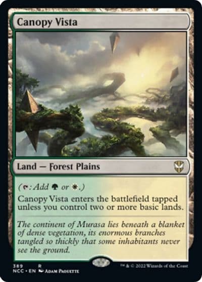 Canopy Vista Commander: Streets of New Capenna Magic card