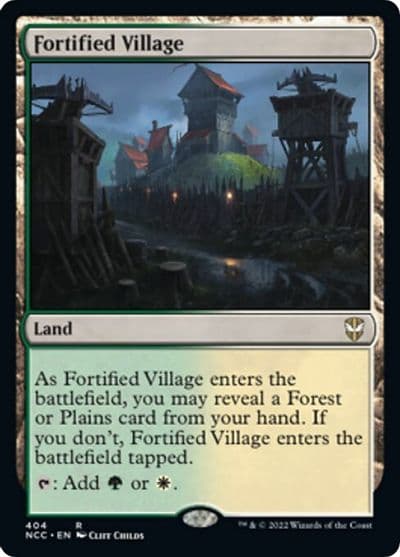 Fortified Village Commander: Streets of New Capenna Magic card