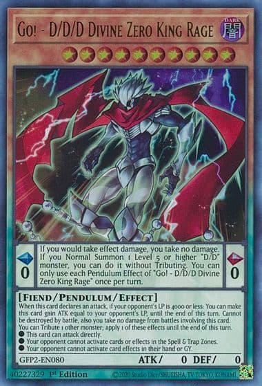 Go D D D Divine Zero King Rage Ghosts From the Past: The 2nd Haunting Yu-Gi-Oh! card