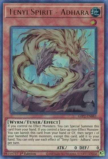 Tenyi Spirit Adhara Ghosts From the Past: The 2nd Haunting Yu-Gi-Oh! card