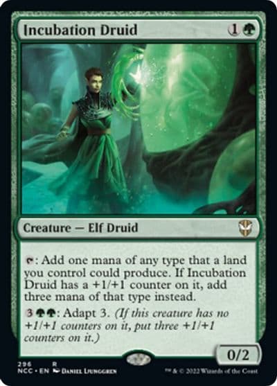 Incubation Druid Commander: Streets of New Capenna Magic card