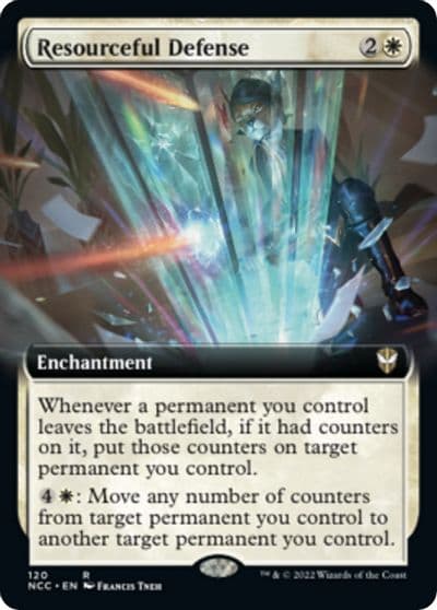 Resourceful Defense Extended Art Commander: Streets of New Capenna Magic card