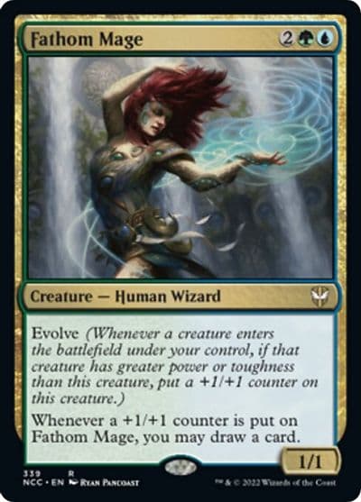 Fathom Mage Commander: Streets of New Capenna Magic card