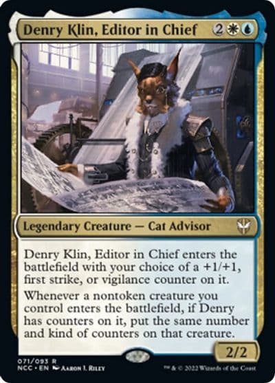 Denry Klin Editor in Chief Commander: Streets of New Capenna Magic card