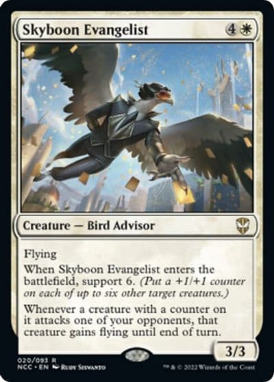 Skyboon Evangelist Commander: Streets of New Capenna Magic card