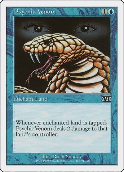 Psychic Venom Classic Sixth Edition Magic card