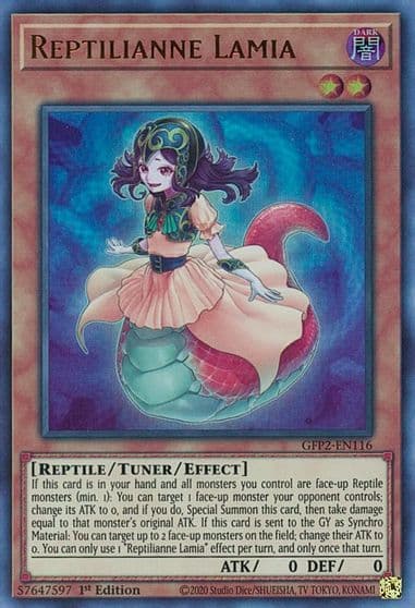 Reptilianne Lamia Ghosts From the Past: The 2nd Haunting Yu-Gi-Oh! card