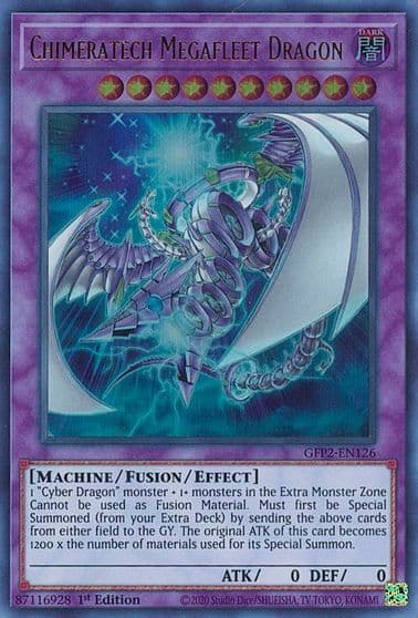 Chimeratech Megafleet Dragon Ghosts From the Past: The 2nd Haunting Yu-Gi-Oh! card
