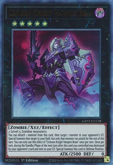 Crimson Knight Vampire Bram Ghosts From the Past: The 2nd Haunting Yu-Gi-Oh! card