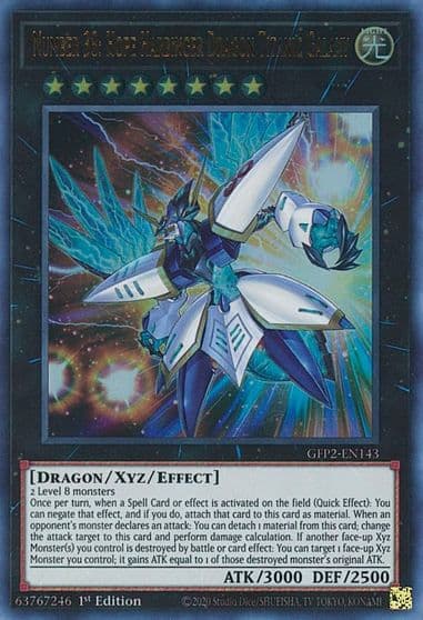 Number 38 Hope Harbinger Dragon Titanic Galaxy Ghosts From the Past: The 2nd Haunting Yu-Gi-Oh! card