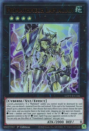 Primathmech Laplacian Ghosts From the Past: The 2nd Haunting Yu-Gi-Oh! card