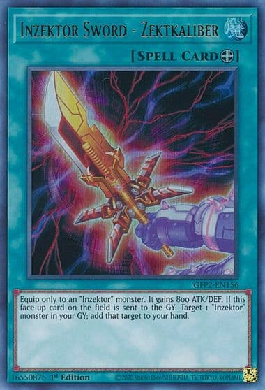 Inzektor Sword Zektkaliber Ghosts From the Past: The 2nd Haunting Yu-Gi-Oh! card