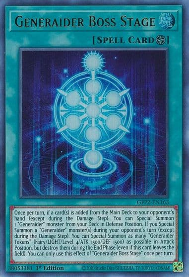 Generaider Boss Stage Ghosts From the Past: The 2nd Haunting Yu-Gi-Oh! card
