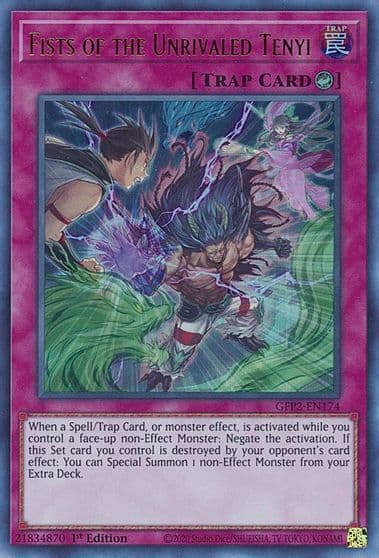 Fists of the Unrivaled Tenyi Ghosts From the Past: The 2nd Haunting Yu-Gi-Oh! card