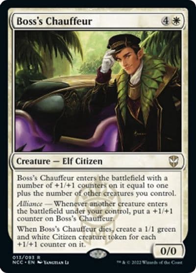 Bosss Chauffeur Commander: Streets of New Capenna Magic card