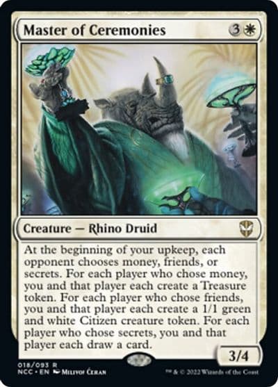 Master of Ceremonies Commander: Streets of New Capenna Magic card
