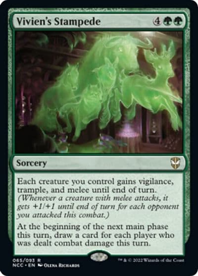 Viviens Stampede Commander: Streets of New Capenna Magic card