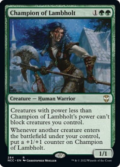 Champion of Lambholt Commander: Streets of New Capenna Magic card