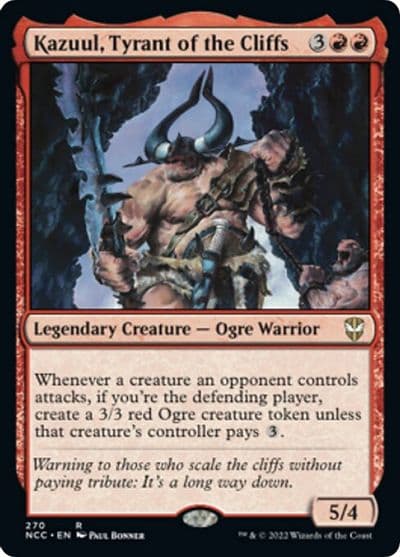 Kazuul Tyrant of the Cliffs Commander: Streets of New Capenna Magic card