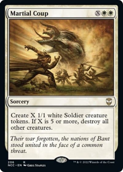 Martial Coup Commander: Streets of New Capenna Magic card